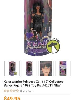 Xena Warrior Princess 12" Collector Doll - Black Outfit